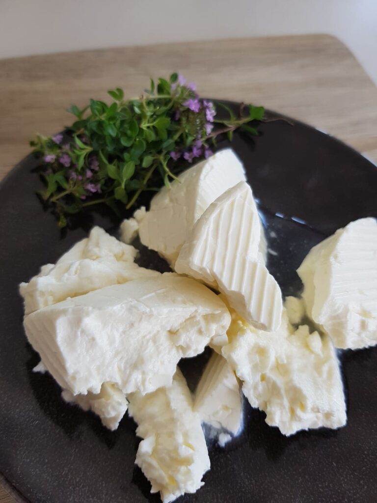 Feta und Zitronenthymian